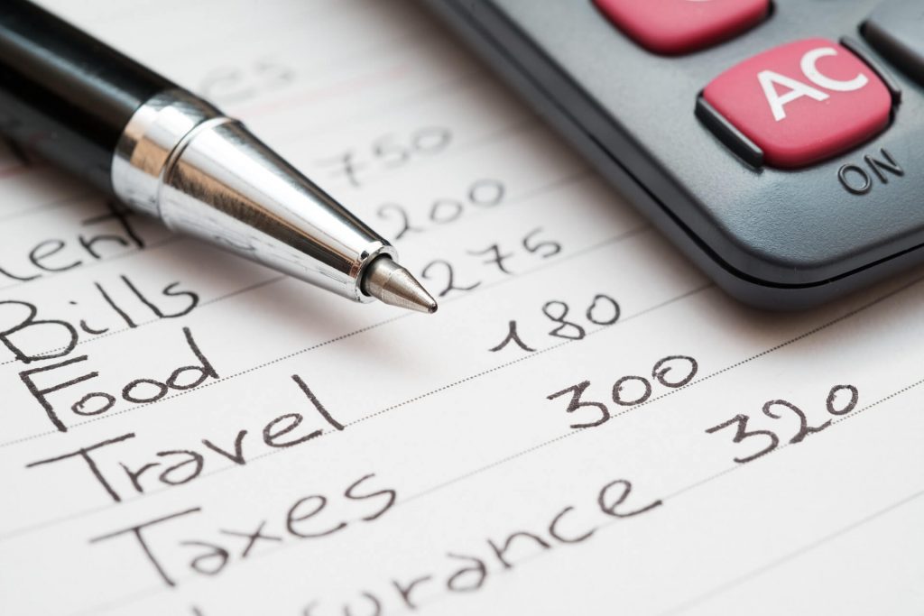 relocation calculating expenses
