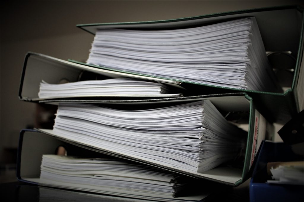 organizing tips neatly filed documents