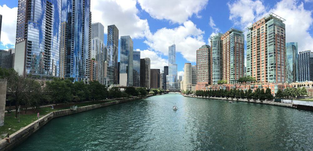 city view of chicago