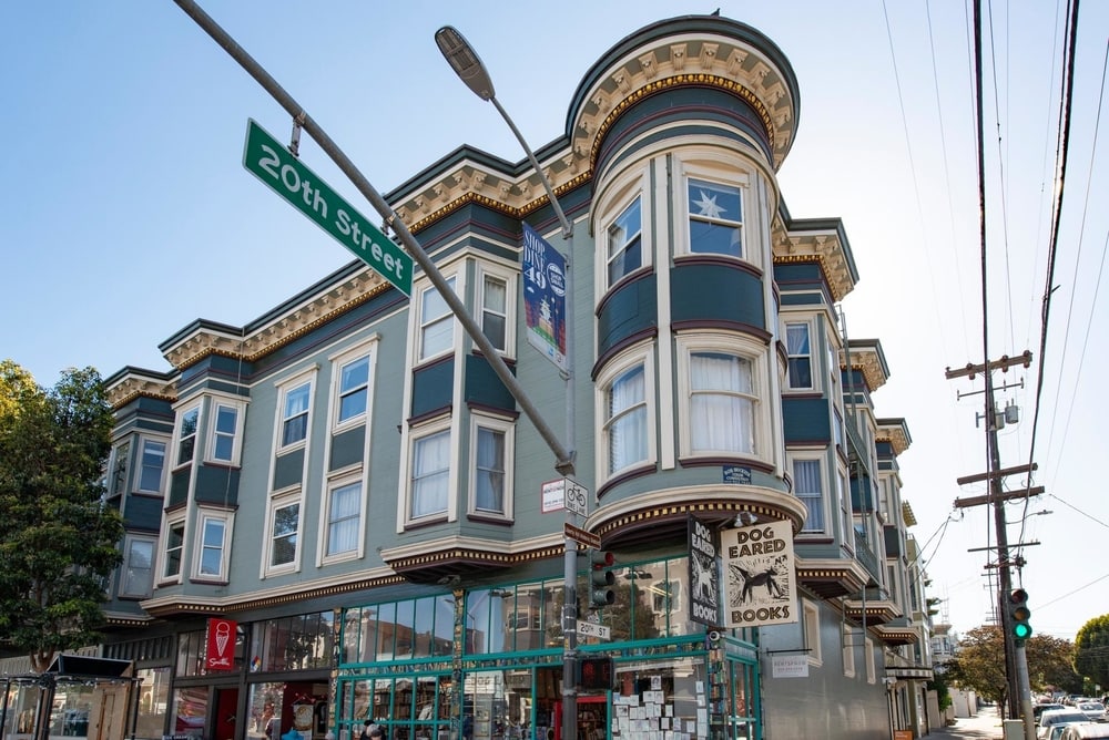 blueprint blueground gay neighborhoods San Francisco 20th street corner book store