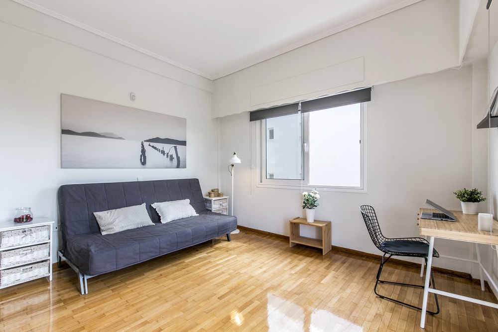 futon in Blueground apartment