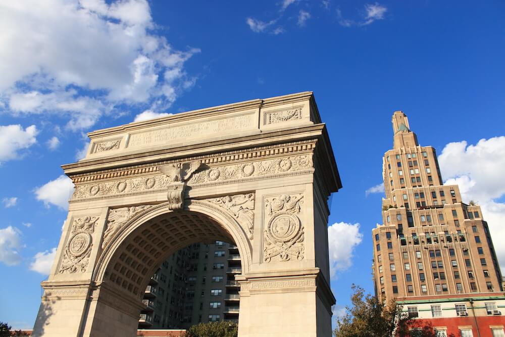 Arch monument in NYC
