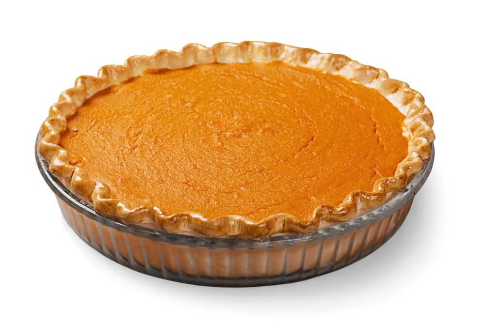 pumpkin pie for fall dinner party