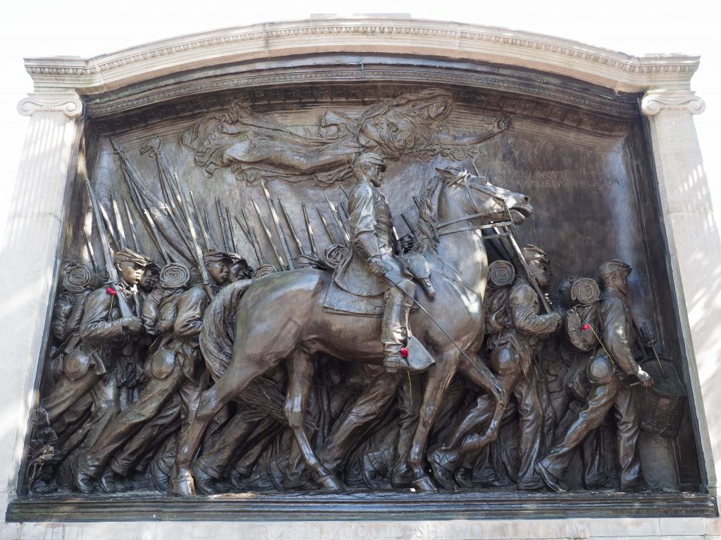Robert Gould Shaw and Massachusetts 54th Regiment Memorial
