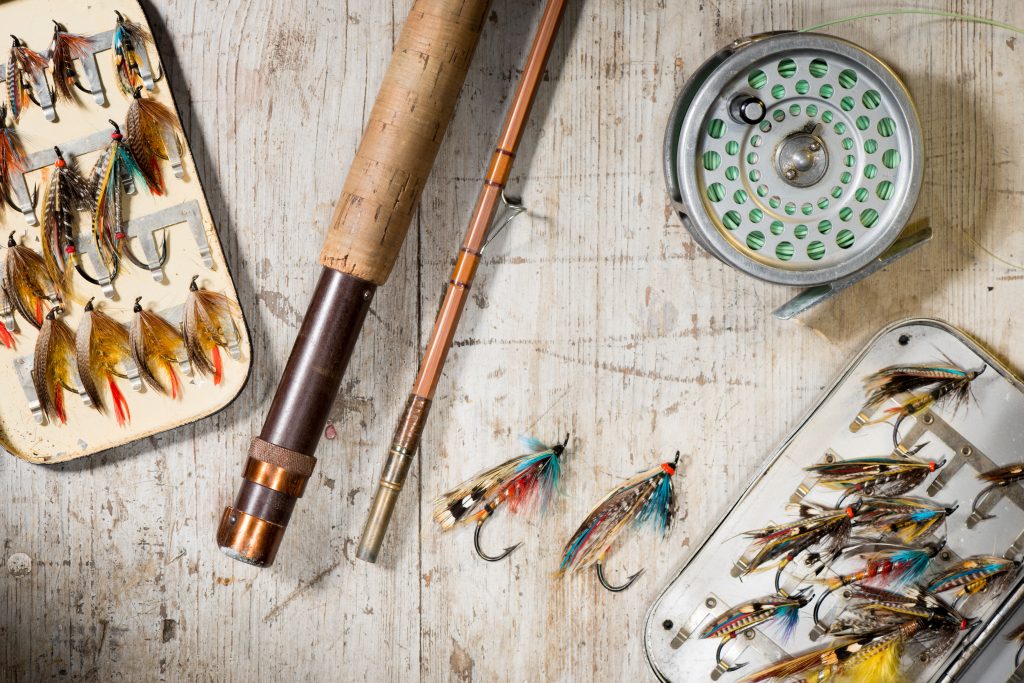 Fly fishing rod and lures