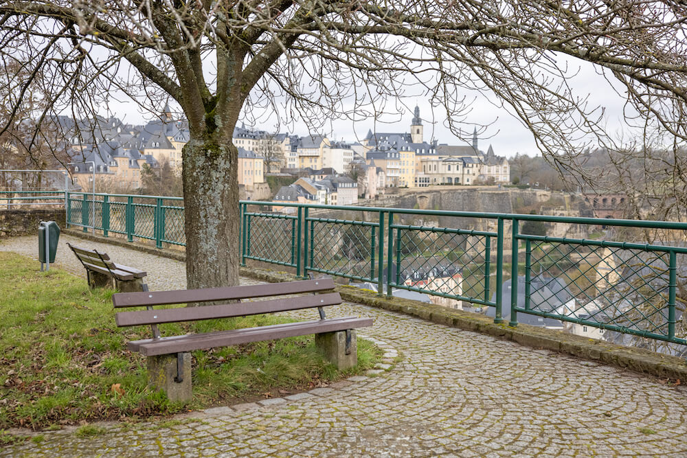luxembourg corniche path