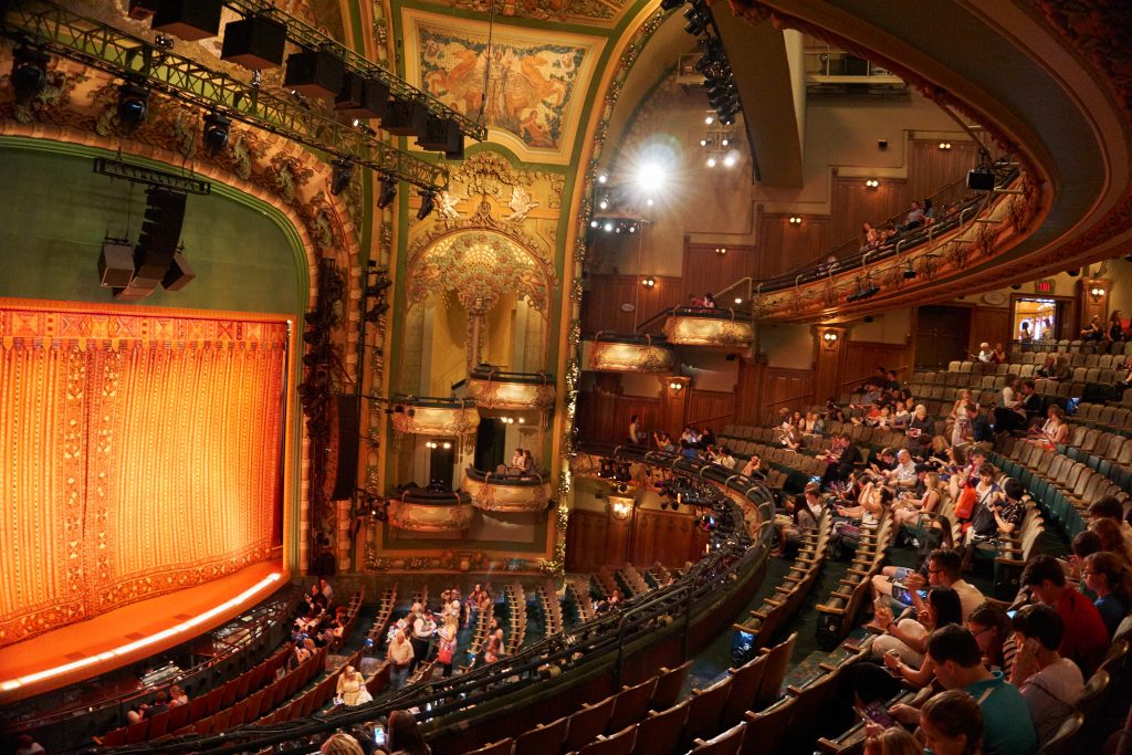 Broadway theater interior