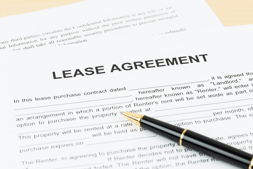 a lease agreement