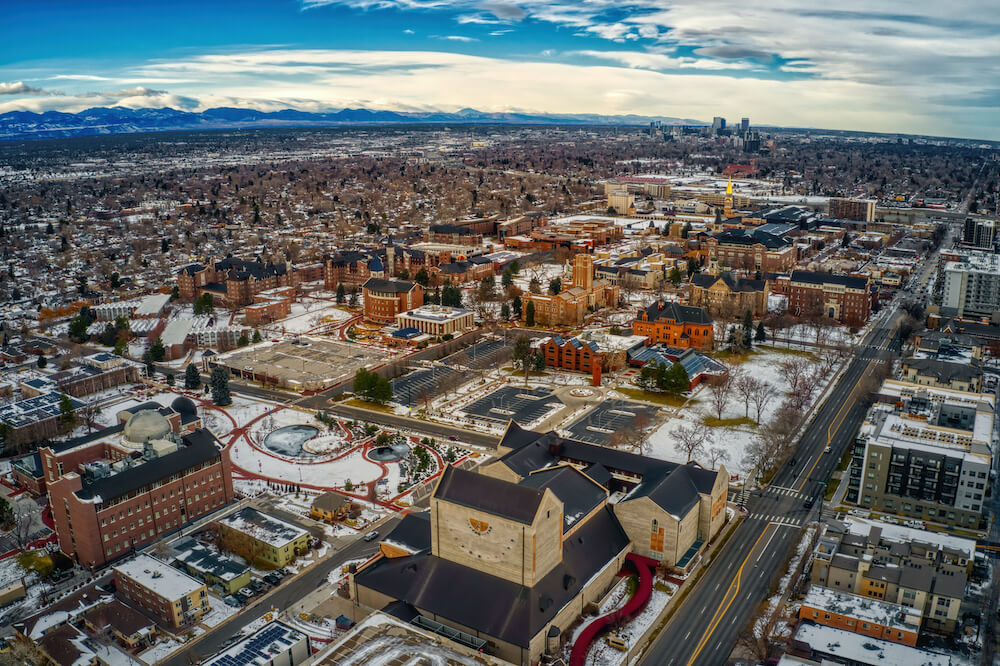 University neighborhood in Denver