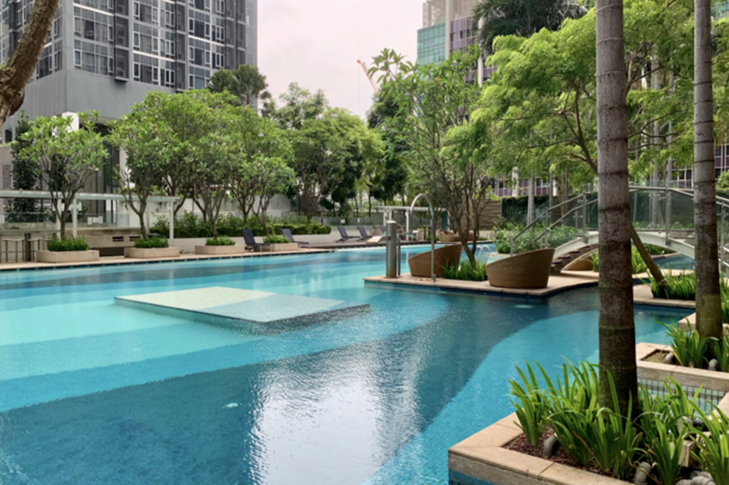 In building pool in Singapore